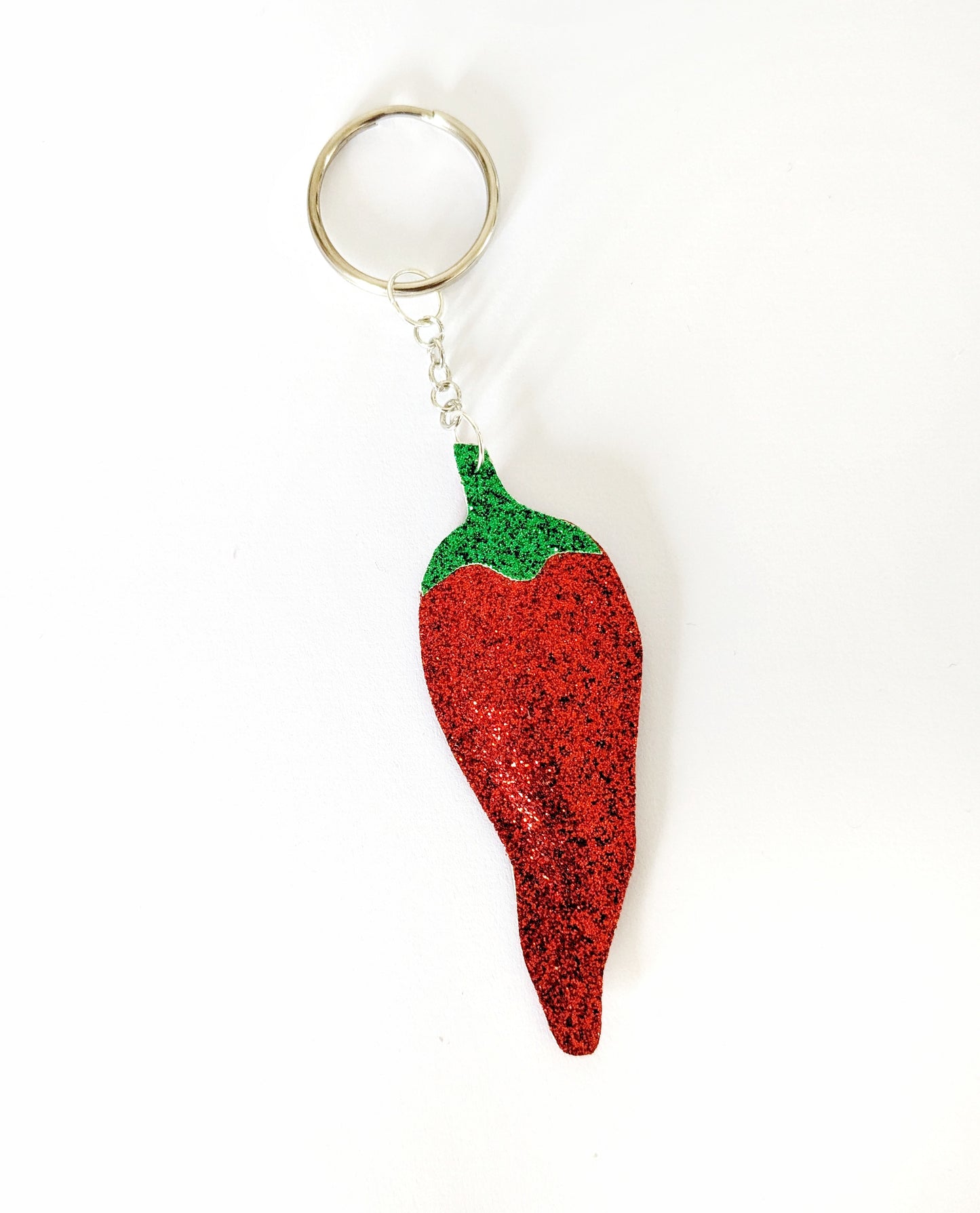 Neurospicy Chilli Pepper Keyring - Hot Red
