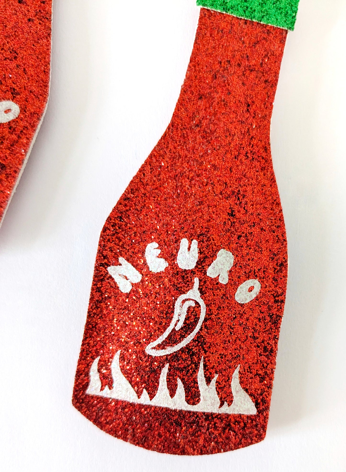 'Neurospicy' Hot Sauce Earrings