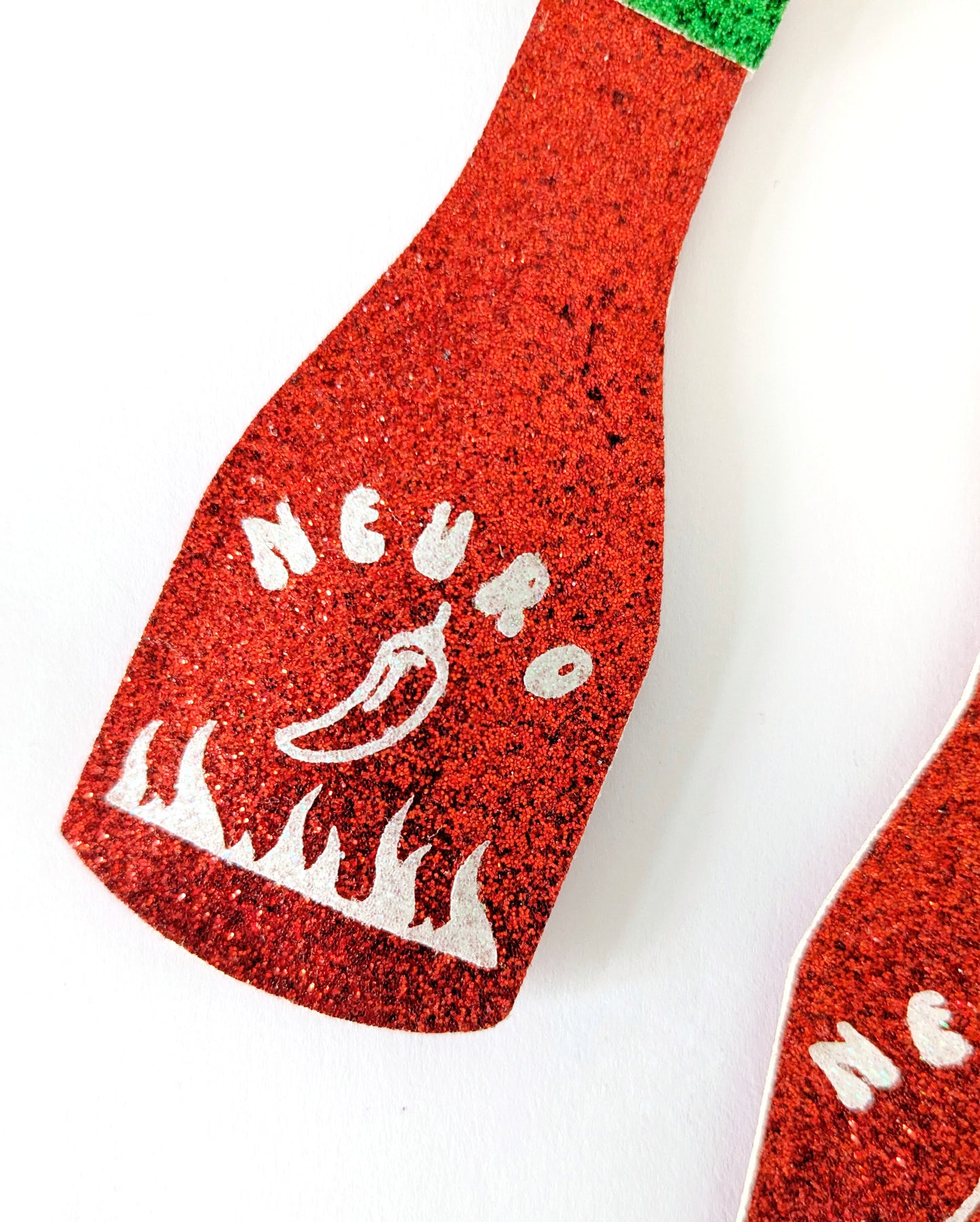 'Neurospicy' Hot Sauce Earrings
