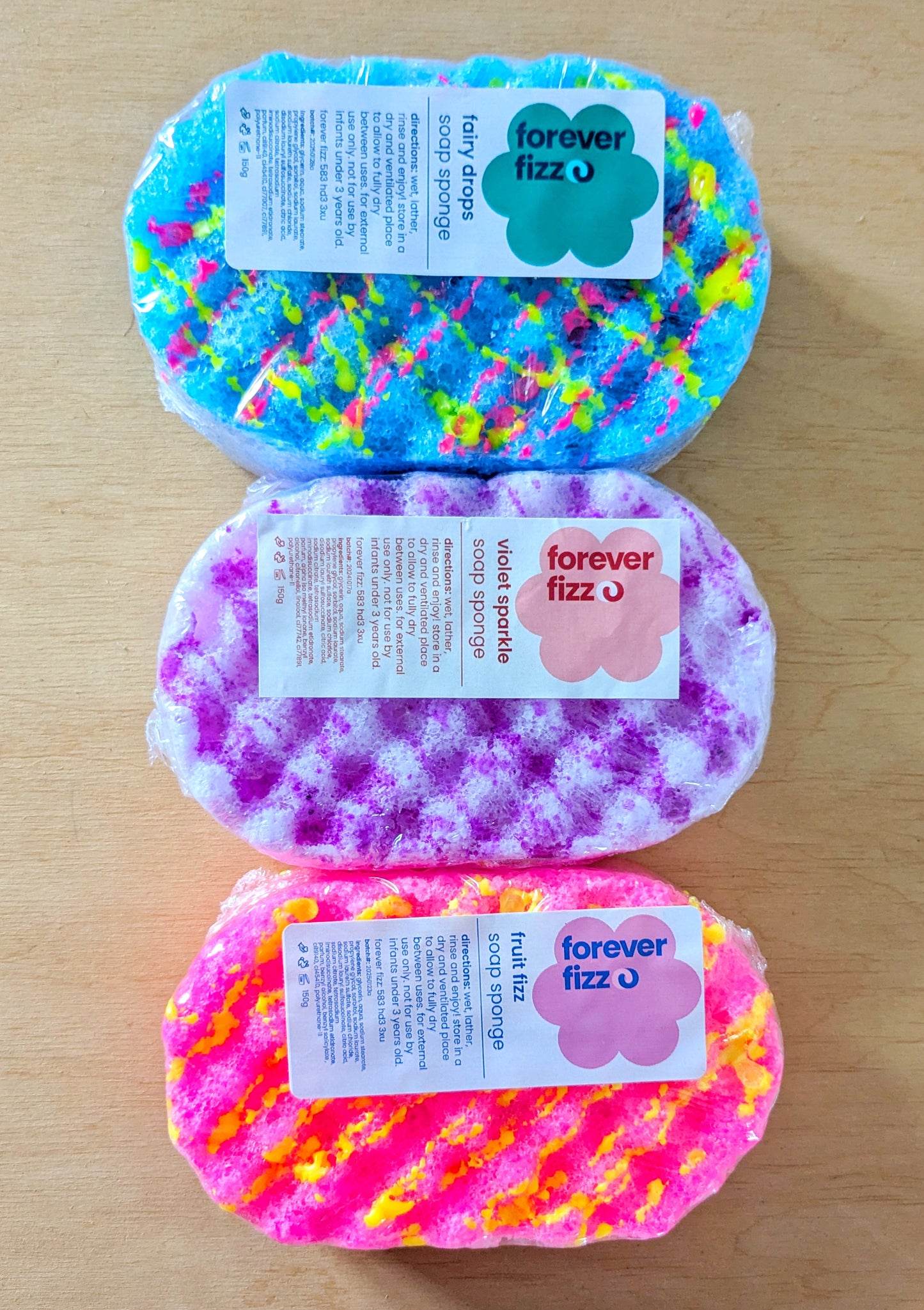 Violet Sparkle Soap Sponge