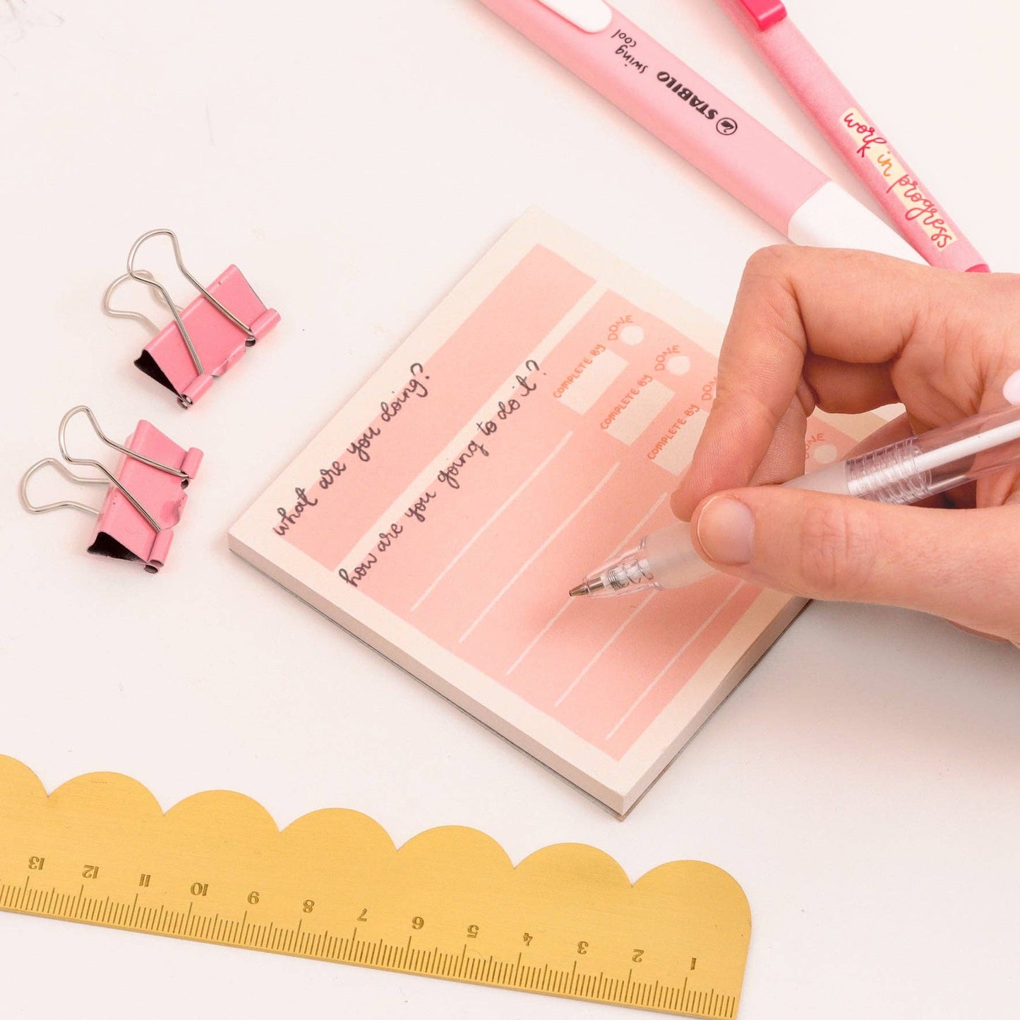 Anti-Overwhelm Memo pad - break it down