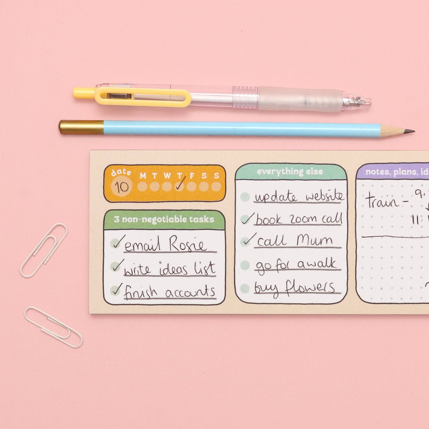 Keyboard Daily Planner