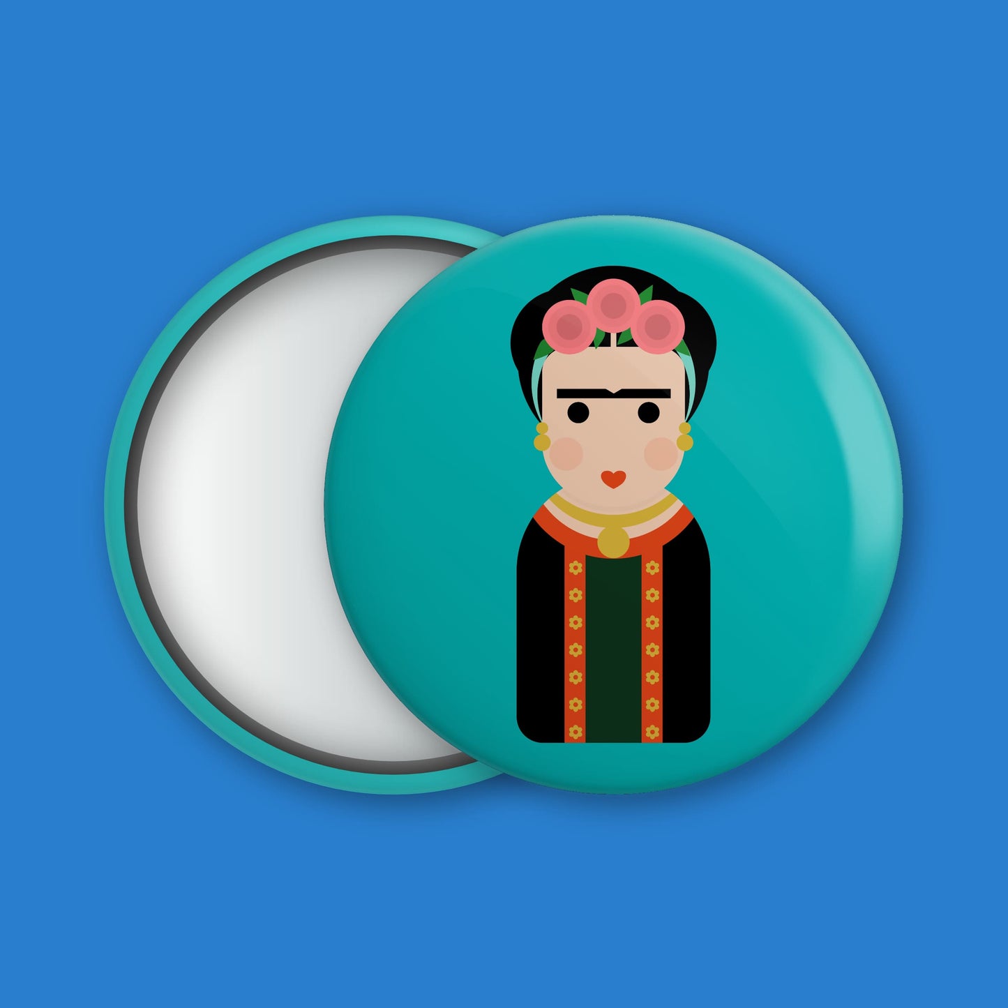 Little Icons Colourful Pocket Mirror - Frida