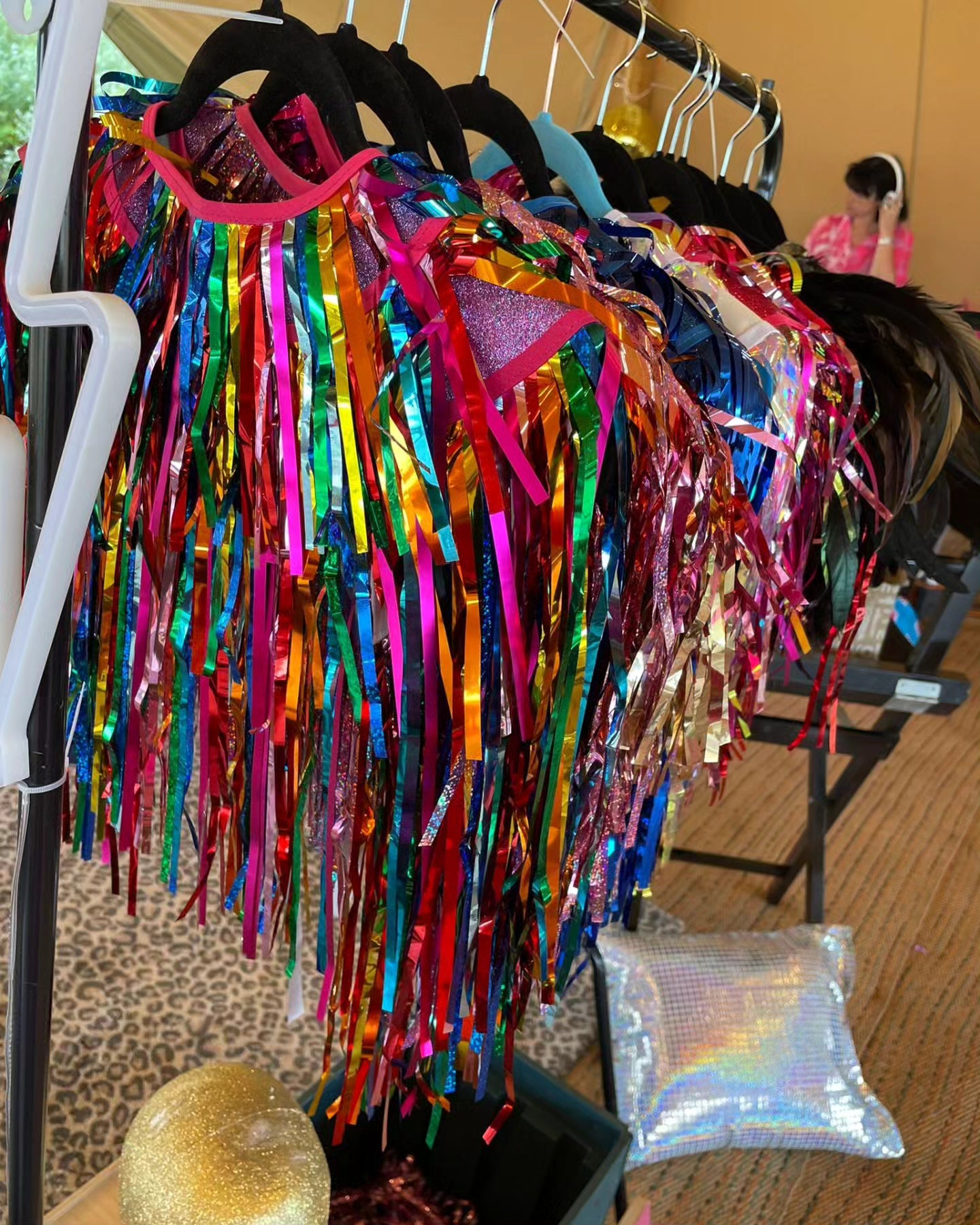 Disco Party Cape - Rainbow