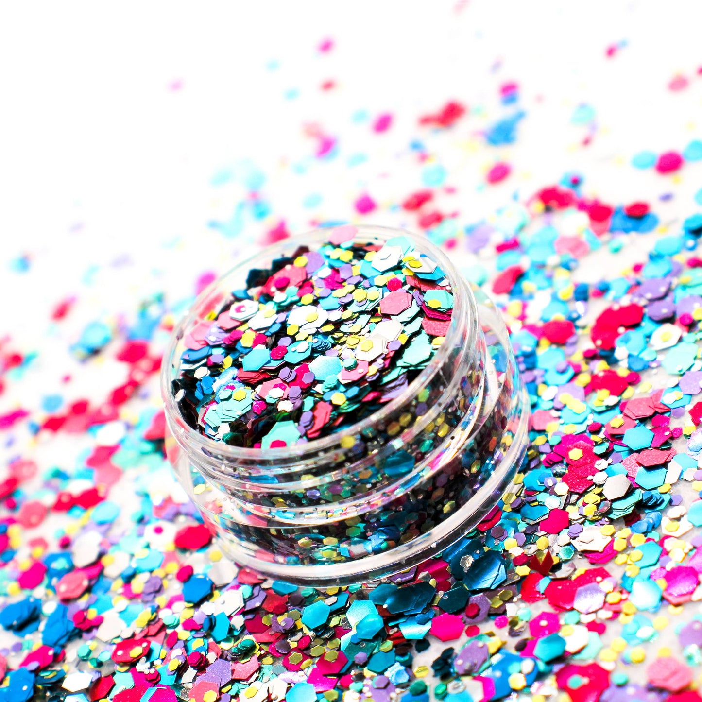Party Time Mix Biodegradable Glitter - 5ml Pot
