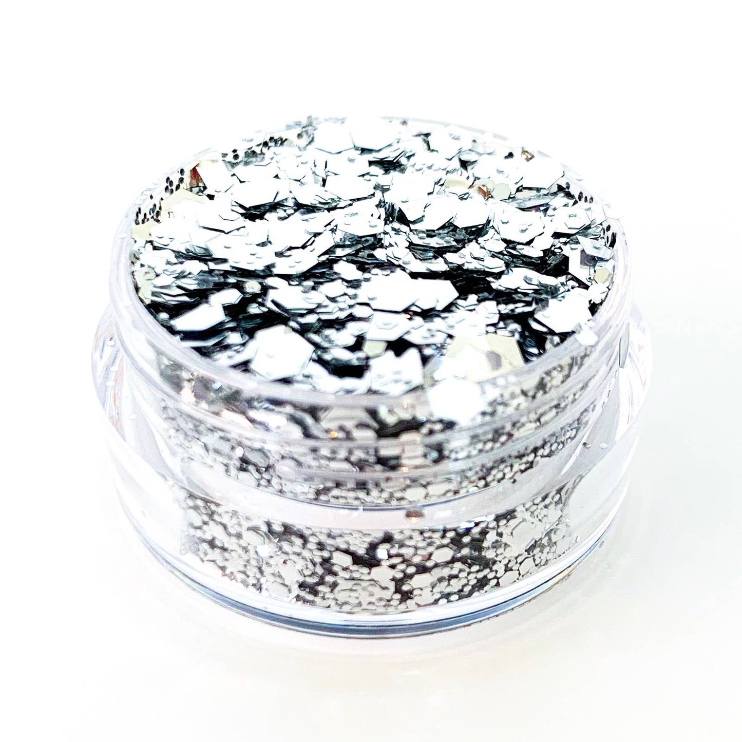 Silver Mix Biodegradable Glitter - 5ml Pot