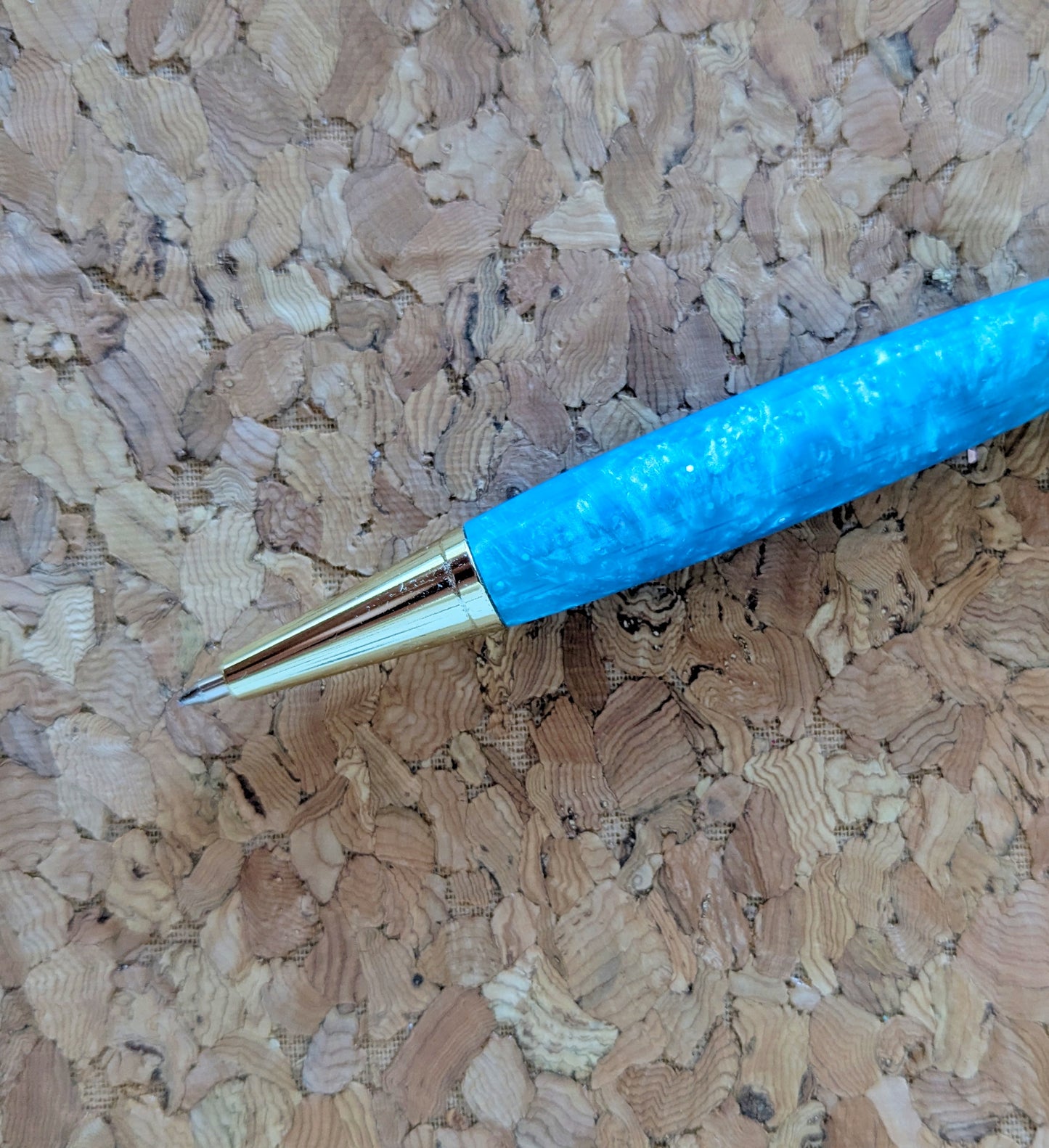 Stylus Twist Fundraiser Pen - Glitter Blue
