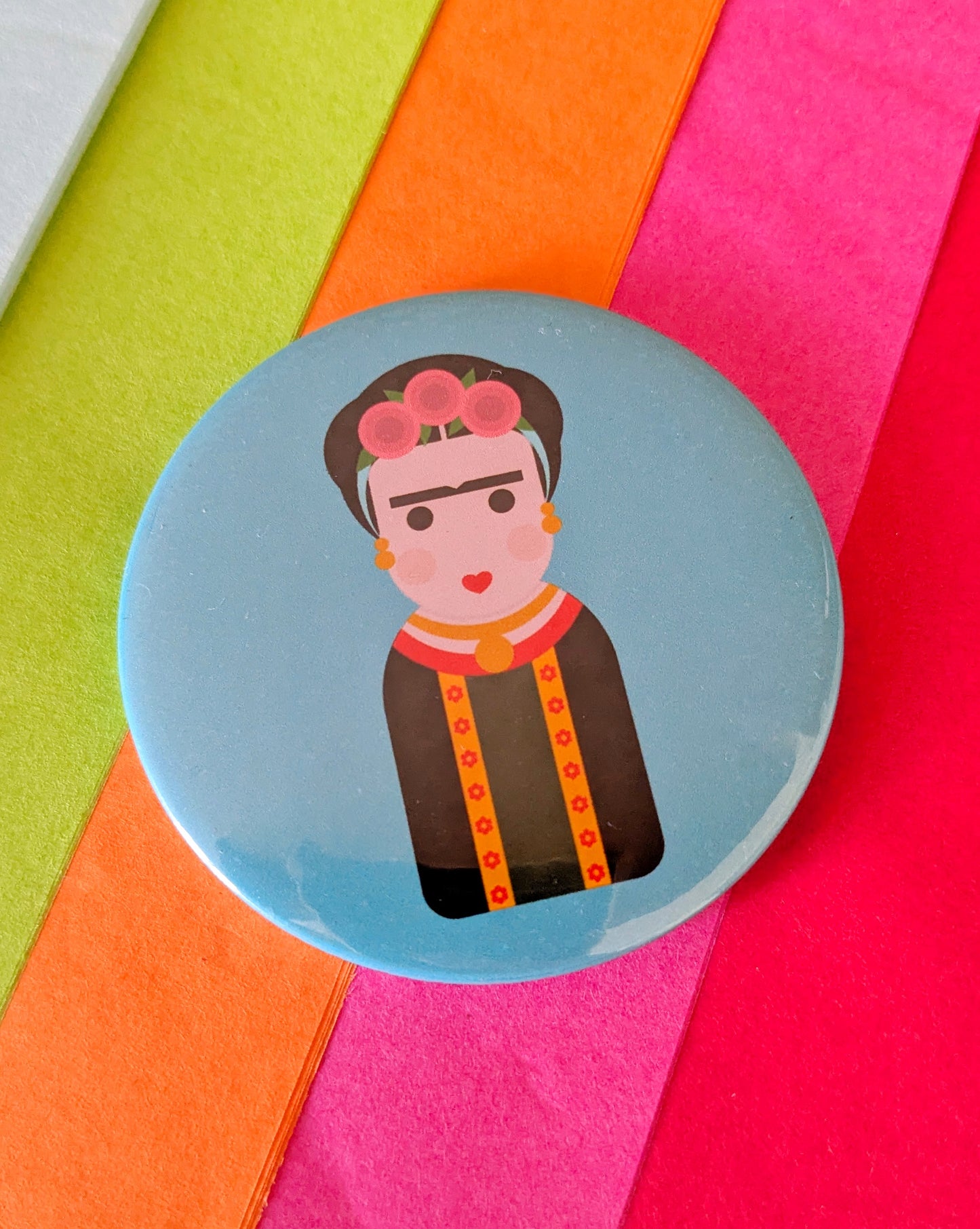 Little Icons Colourful Pocket Mirror - Frida
