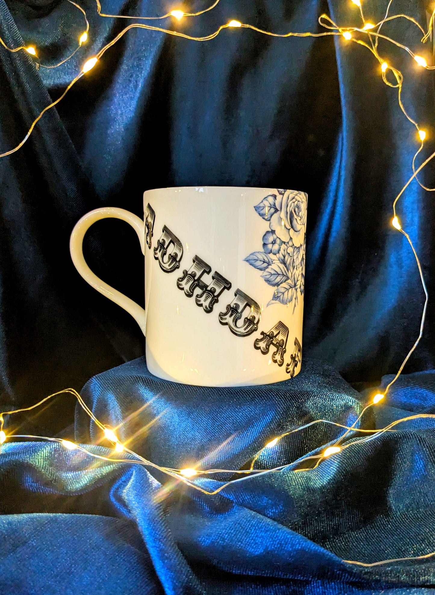 Fine Bone China Mug - ADHDAF Blue