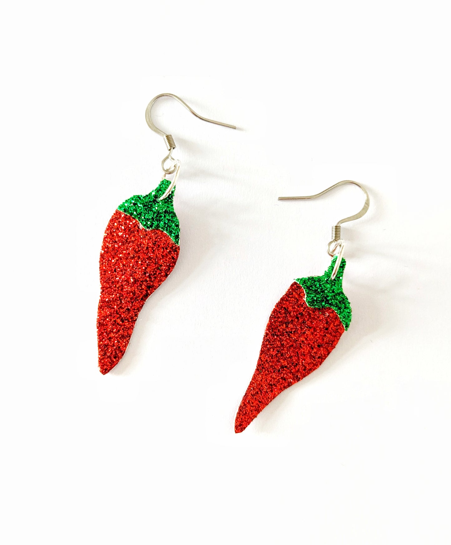 Neurospicy Mini Chilli Pepper Earrings - Hot Red