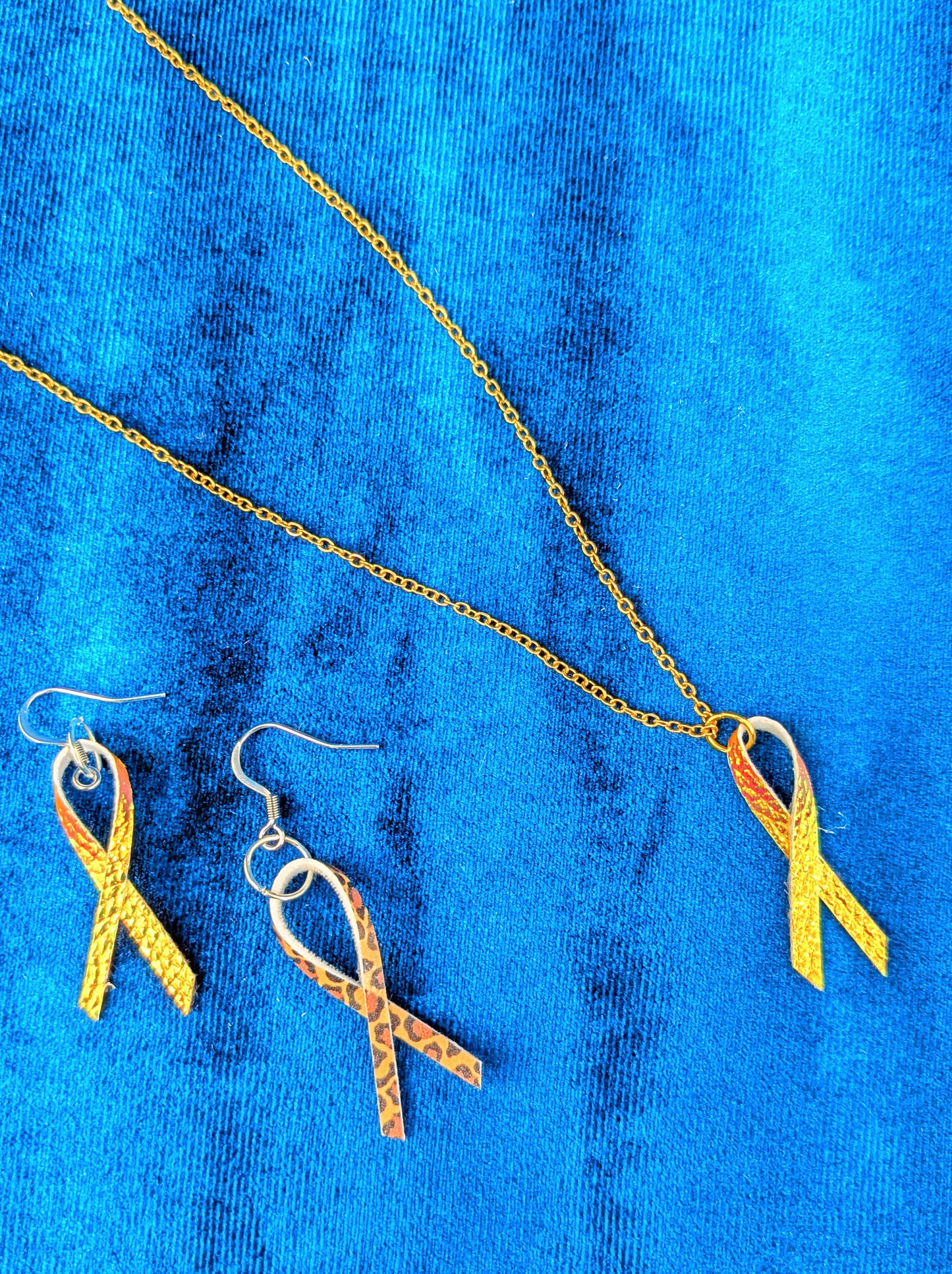 ADHD Awareness Ribbon Earrings