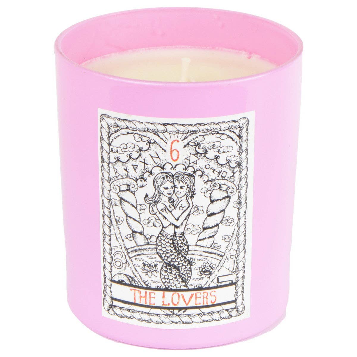Wild Hibiscus Fizz 'The Lovers' Tarot Card Candle