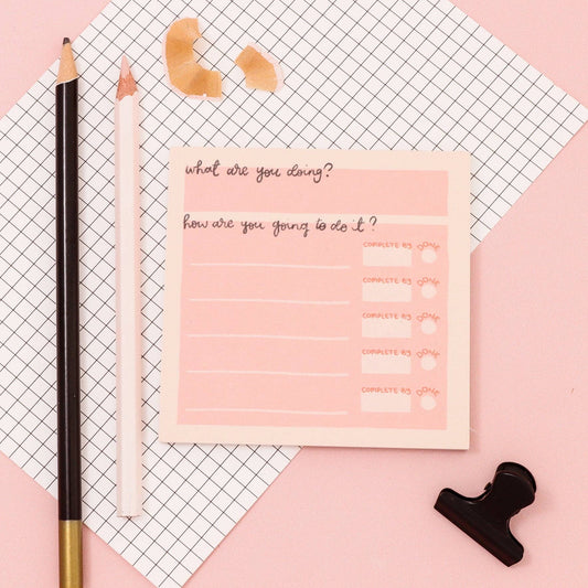 Anti-Overwhelm Memo pad - break it down
