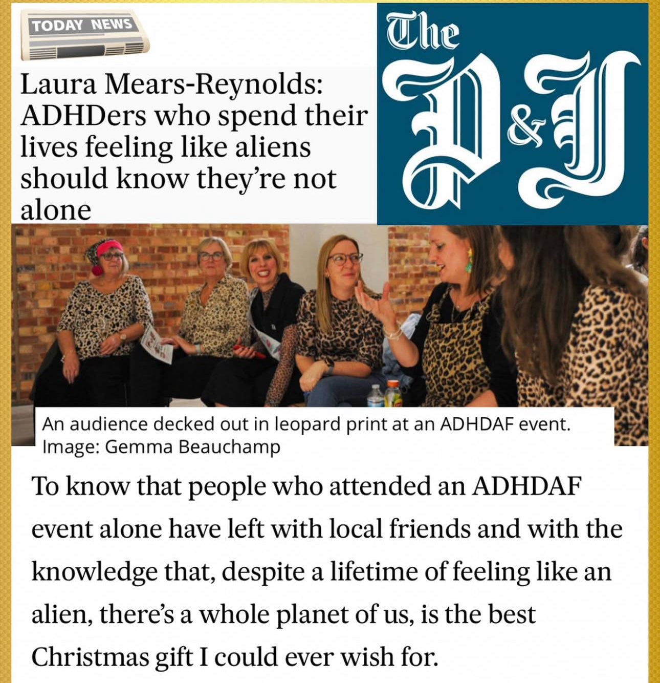 Live Recording: An ADHD AF Christmas Laura Tour - Charity Fundraiser