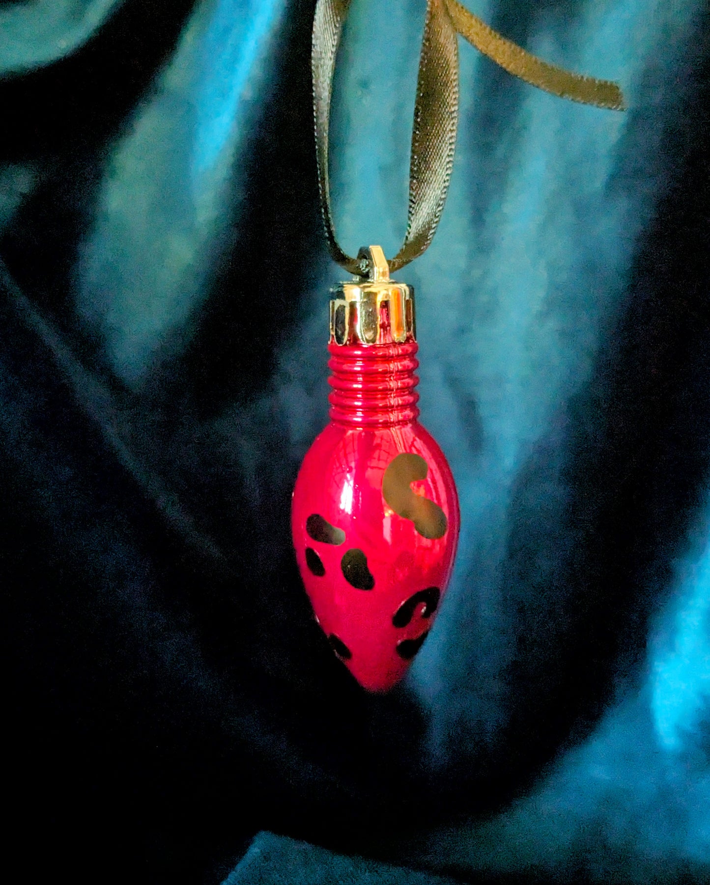 Leopard Print Bulb Bauble Tree Decorations