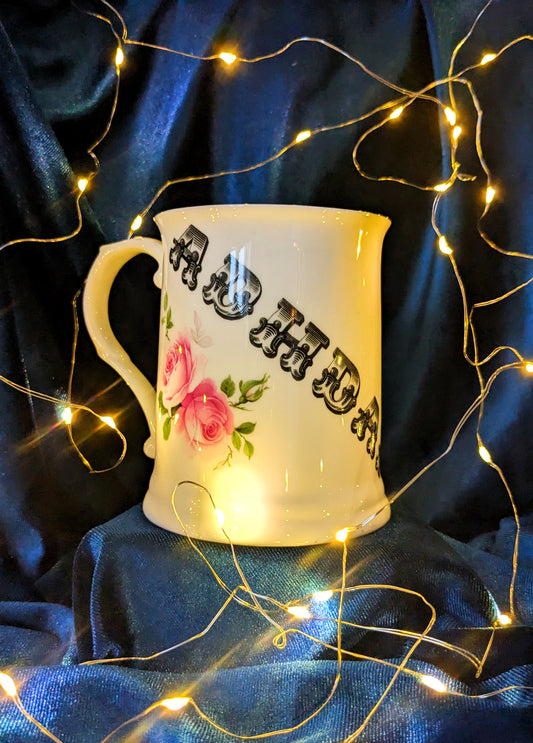 Fine Bone China Tankard - ADHDAF