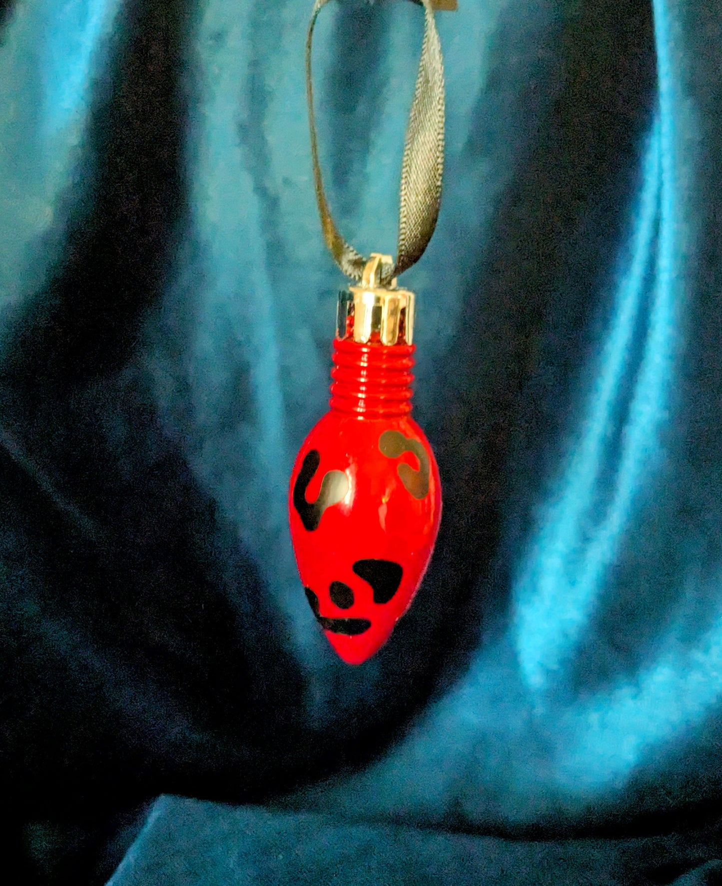 Leopard Print Bulb Bauble Tree Decorations